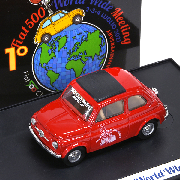 1/43 FIAT 500 Miniature Model -FIAT 500 CLUB ITALIA World Wide Meeting 2021 Edition
