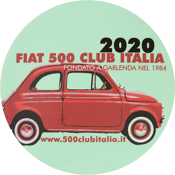 フィアット　500クラブ　イタリア　ASI ステッカー　ランチア/アルファロメオ