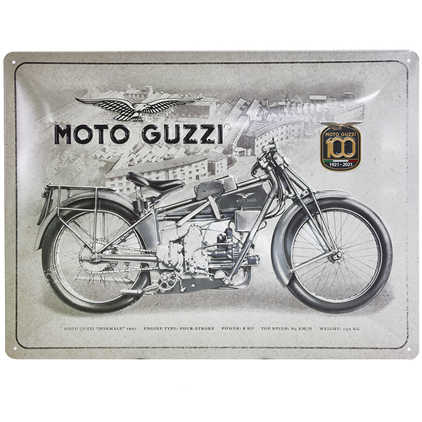 Moto Guzziオフィシャル100th Anniversaryメタルボード