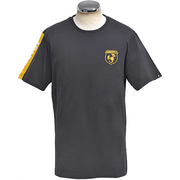 ABARTH Official Yellow Stripe T-shirts