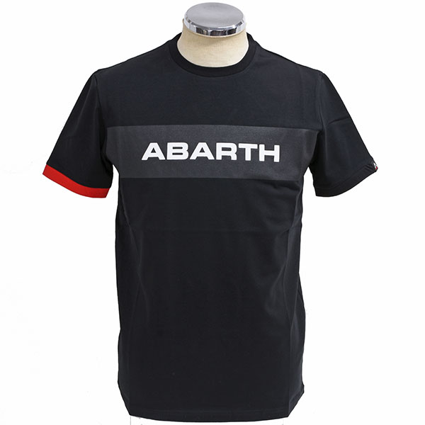 ABARTH純正ロゴTシャツ(ブラック)