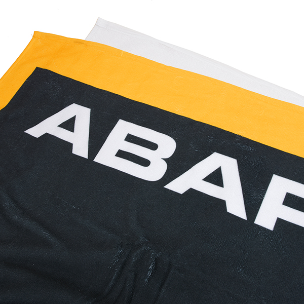 ABARTH Official Quick Dry Towel (Yellow / Black)