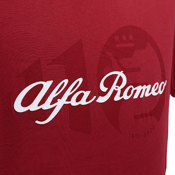 Alfa Romeo Official 110th Anniversary Classiche Race T-shirts (Red)