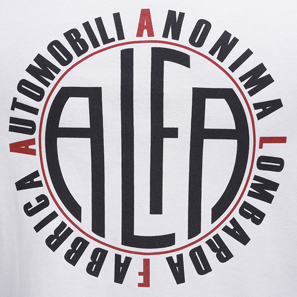 Alfa Romeo A.L.F.A. MILANO Tシャツ(ホワイト)
