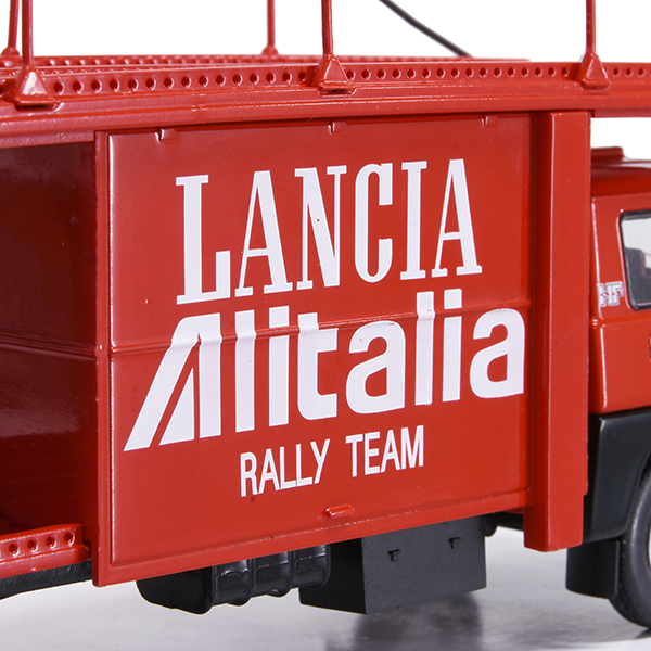 1/43 FIAT673 Lancia Alitalia Rally Teamトランスポーターミニチュアモデル -1976-