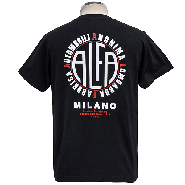 A.L.F.A. MILANO Tシャツ(ブラック)