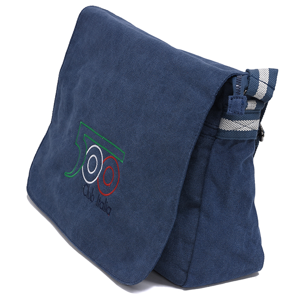 FIAT 500 CLUB ITALIA Denim Shoulder Bag
