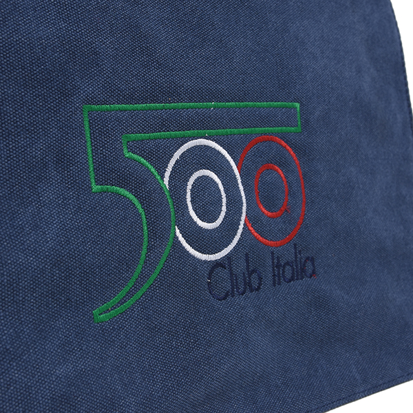FIAT 500 CLUB ITALIA Denim Shoulder Bag