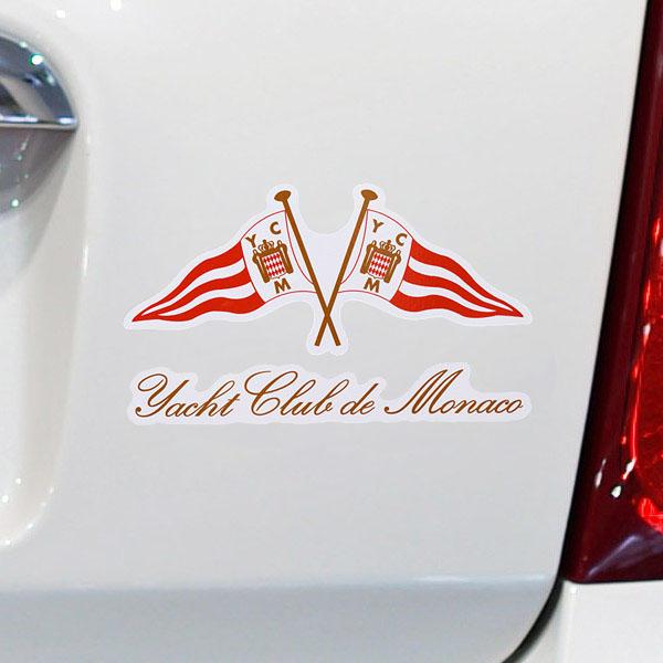 Yacht Club de Monacoエンブレムステッカー(M)