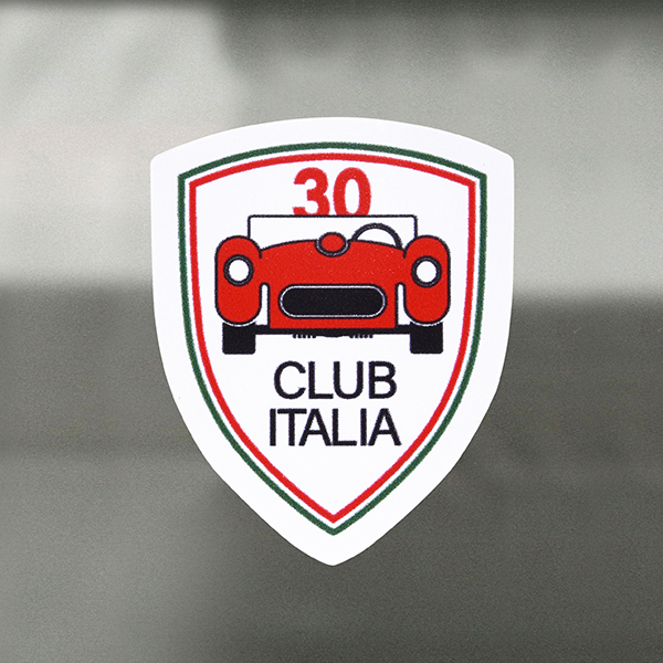 CLUB ITALIA 30周年記念エンブレムステッカー(S)