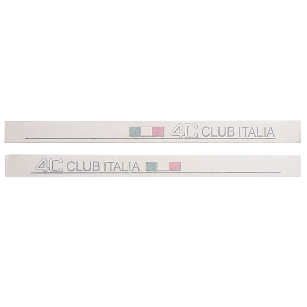 Alfa Romeo Genuine 4C Club Italia Side Decal Set