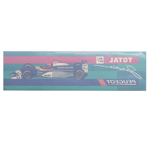 Jordan Peugeot Total F1 Team Sticker (Reverse Type)