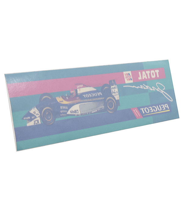 Jordan Peugeot Total F1 Teamステッカー(裏貼りタイプ) : イタリア