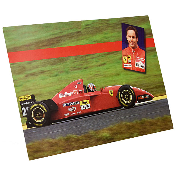 Scuderia Ferrari 1995 Official Driver's Card (G. BERGER)
