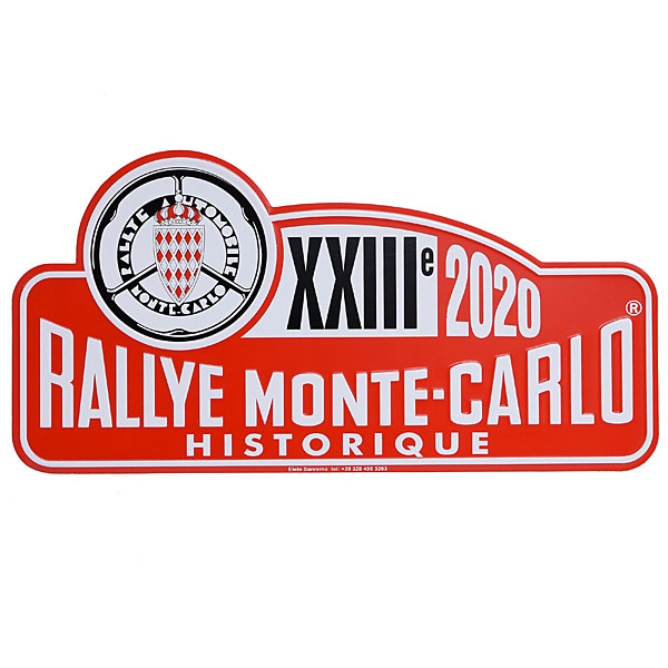 Rally Monte Carlo Historique2020 Official Metal Plate(Large)