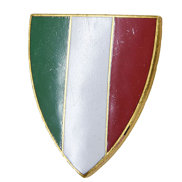 Italian Flag Cloisonne Emblem