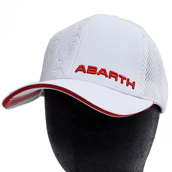 ABARTH Official Tracker CAP (Scorpione / WHITE)