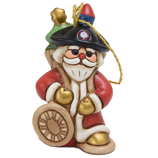 Carabinieri Santa Claus Ceramic Figure Set by THUN