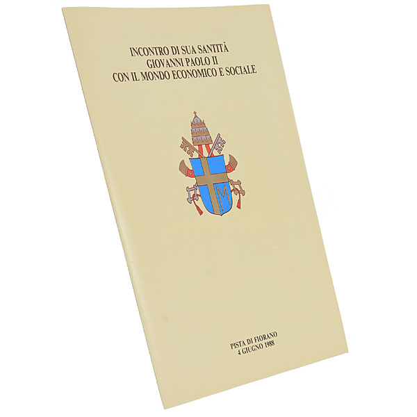 Pamphlet commemorating Pope John Paul II's visit to Fiorano