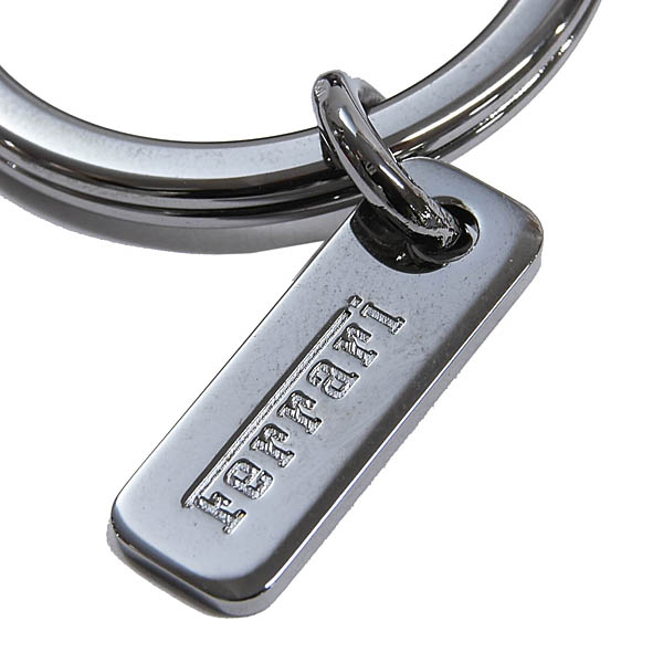 Ferrari Intrecciato Leather Strap Keyring by TODS
