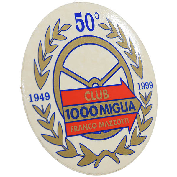 CLUB 1000 MIGLIA FRANCO MAZZOTTI  50th Anniversary Sticker