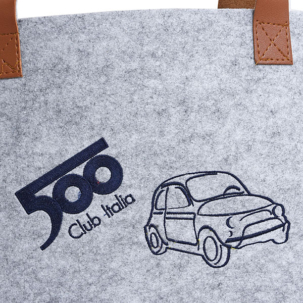 FIAT 500 CLUB ITALIA Official Felt Tote Bag