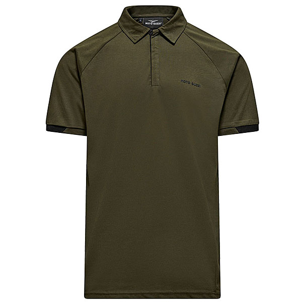MOTO GUZZI Official ESSENTIAL Polo Shirt (Green)
