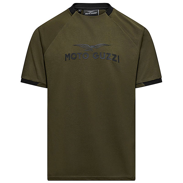 MOTO GUZZI Official ESSENTIAL T-shirt (Green)