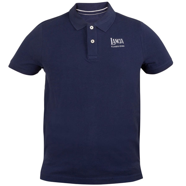 LANCIA Official CLASSICHE Blue Polo Shirts