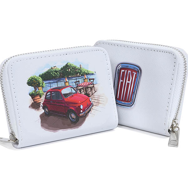 FIAT Official Nuova 500 Small Wallet(Mountain)