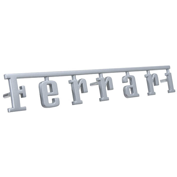 Ferrari genuine aluminum logo emblem (202mm) matte finish