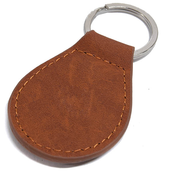 FIAT 500 CLUB ITALIA Official Leather Key Ring (Meter)