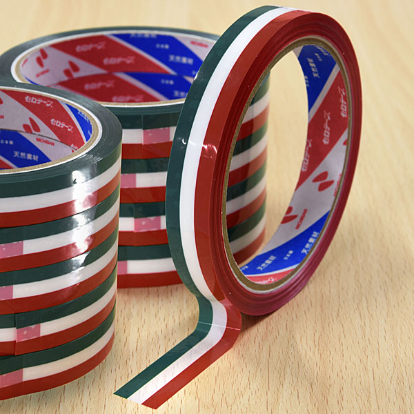 Italian Flag Cellophane Tape 10-Pack (Type Torino)