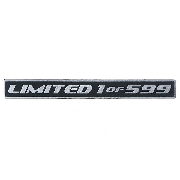 Ferrari 599GTO Limited Plate