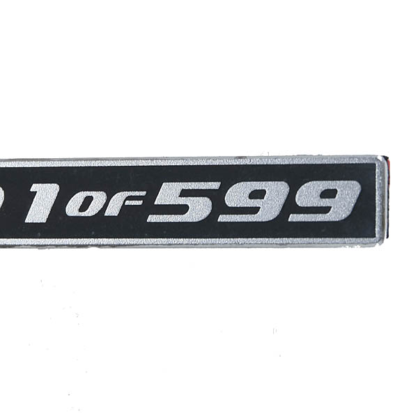 Ferrari 599GTO Limited Plate