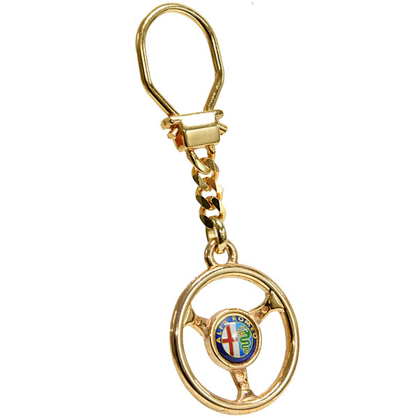 Alfa Romeo Steering Wheel Vintage Keyring