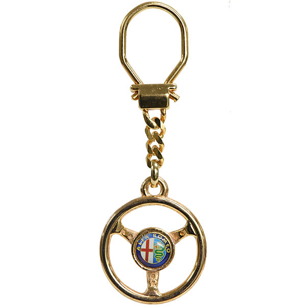 Alfa Romeo Steering Wheel Vintage Keyring