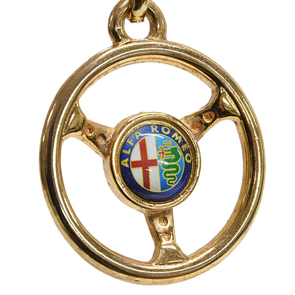 Alfa Romeo Steering Wheel Vintage Keyring