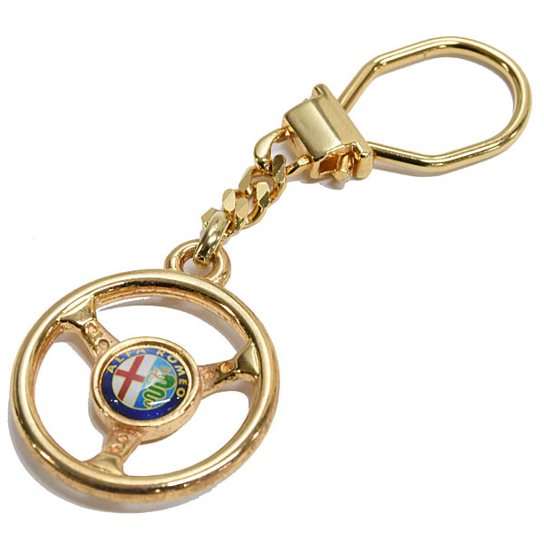 Alfa Romeo Steering Wheel Vintage Keyring