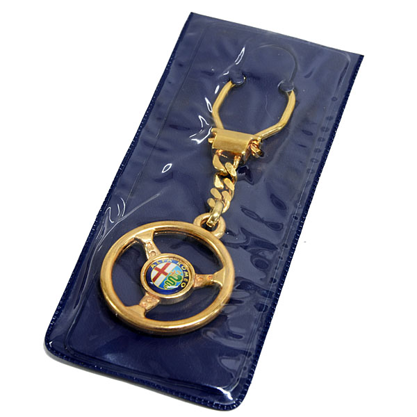 Alfa Romeo Steering Wheel Vintage Keyring