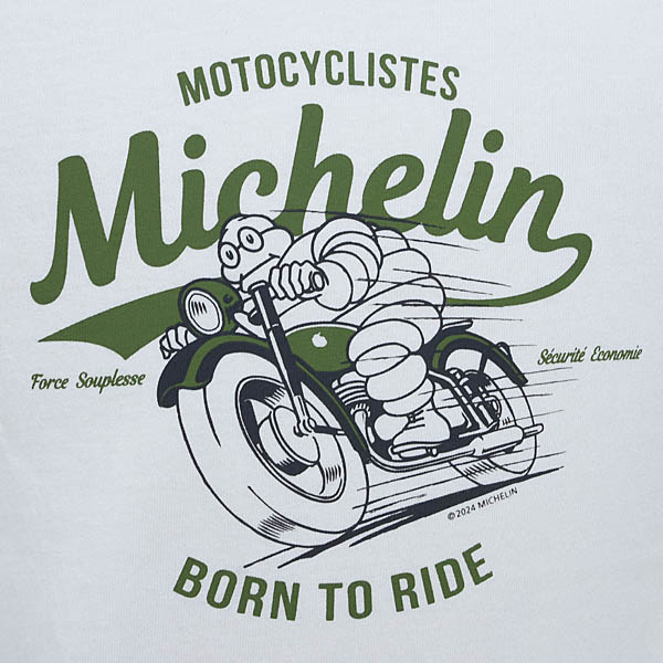 MICHELIN LS T-Shirts -Moto-(White)