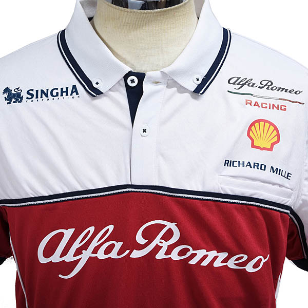 Alfa Romeo RACING 2019 Team Staff Polo Shirts