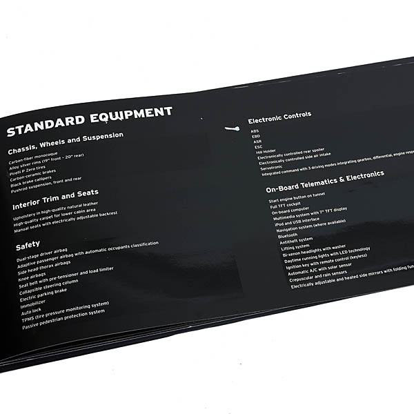 Lamborghini Aventador  LP700-4 Catalog Book