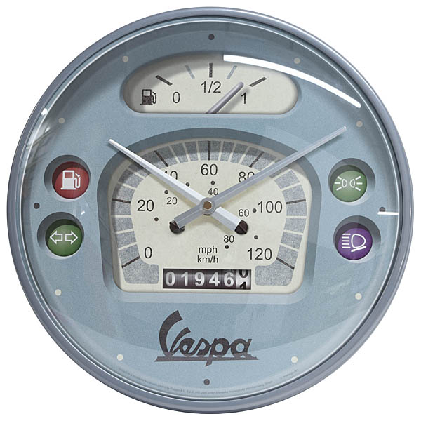 Vespa Official Meter Wall Clock
