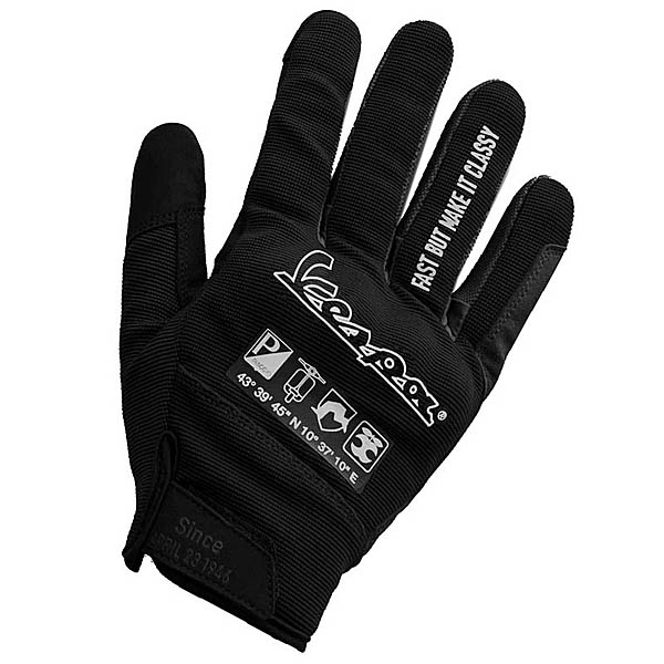Vespa Official DEC Touch Gloves (Black)