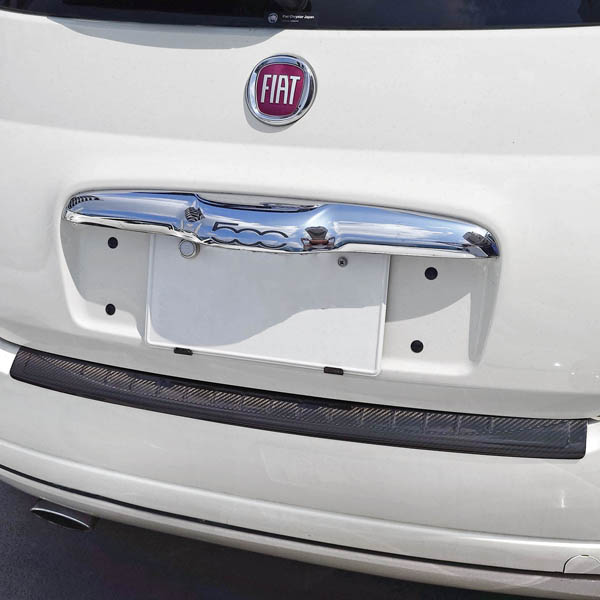 FIAT500 Real carbon bumper protector