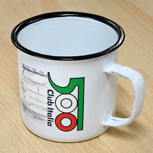 FIAT 500 CLUB ITALIA Official Enameled Mag