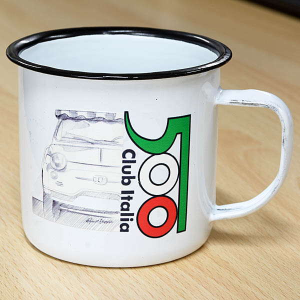FIAT 500 CLUB ITALIA Official Enameled Mag