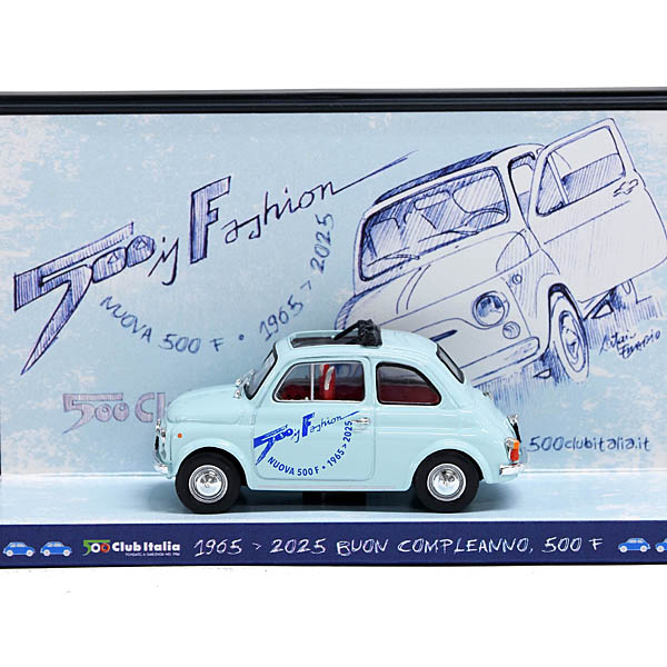 1/43 FIAT 500F 60th Anniversary FIAT CLUB ITALIA 2025 Miniature Model