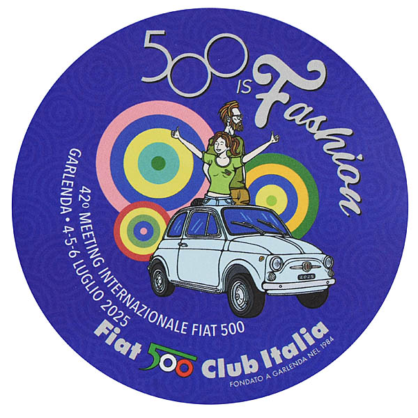 FIAT 500 CLUB ITALIA 41th Meeting 2025 Sticker